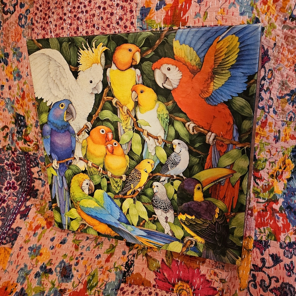 Springbok Jungle Birds Puzzle Vintage